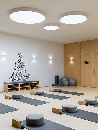 AQForm plafon LED Big Size next 70W 5330-6040lm 2700/6500K DALI biały struktura Ø66cm 40237-M962-D9-DA-13