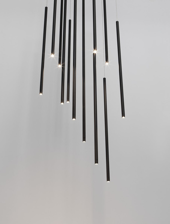 Luces Exclusivas lampa wisząca LED Buga ściemnialna Ø 50 cm 60W 2344lm 3000K IP20 czarna LE43487