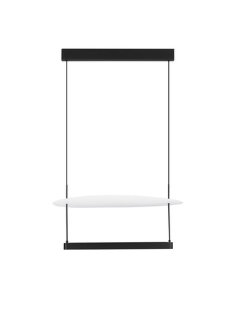 Luces Exclusivas lampa wisząca LED Tiraque ściemnialna 40W 2560lm 3000K IP20 czarna LE44629