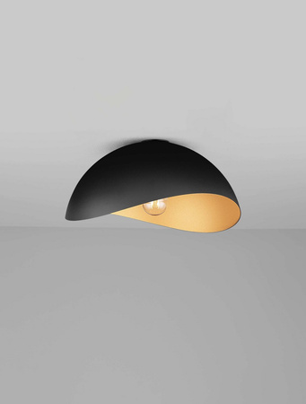 Luces Exclusivas lampa sufitowa LED Guanipa Ø 40 cm E27 1x12W IP20 czarno/złota LE44899