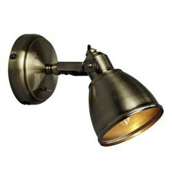 Markslojd kinkiet (reflektorek) Fjällbacka E14 mosiężny 104048