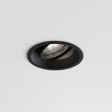 Astro oczko stropowe Minima Round Adjustable GU10 Ø8,5cm czarne 1249016