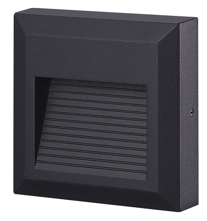 Azzardo oprawa ścienna zewnętrzna LED Alfi 2,5W 3000K szara IP54 AZ4510