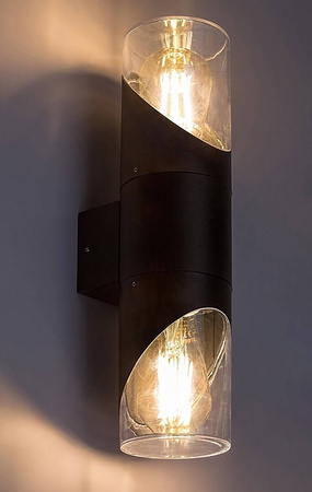 Rabalux kinkiet zewnętrzny Novigrad 2xE27 czarny IP54 7237