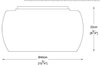 Zuma Line plafon Crystal Ceiling 5xG9 dymiony C0076-05L-F4FZ