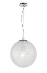 Luces Exclusivas lampa wisząca Flandes E27 chrom/przezroczysta LE42363