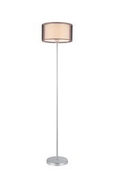 Rabalux lampa podłogowa Anastasia E27 chrom/brązowa 157cm 2633