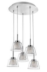 Luces Exclusivas lampa wisząca Yopal 5xG9 przezroczysta LE41833