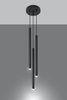 Sollux lampa wisząca Pastelo 3p G9 czarna SL.0471
