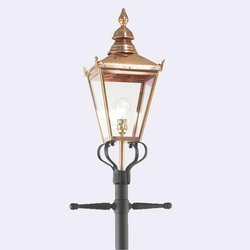 Norlys latarnia Chelsea E27 czarno/miedziana 320cm IP44 951CO