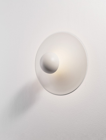 Luces Exclusivas kinkiet LED Baila Ø 25 cm 9W 315lm 3000K IP20 biały LE44539