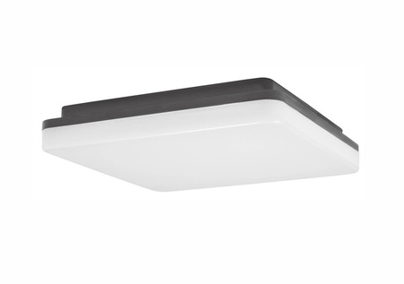 Luces Exclusivas plafon zewnętrzny LED Talavera 24W 1920lm 3000K ciemnoszaro/biały IP54 LE71427
