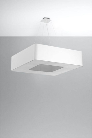 Sollux lampa wisząca Urano 80 8xE27 biała SL.0827