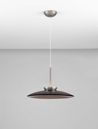 Luces Exclusivas lampa wisząca LED Huanuco ściemnialna Ø 50 cm 21W 1420lm 3000K IP20 szaro/brązowa LE44839