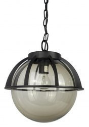 Su-ma lampa wisząca zewnętrzna Kule z koszykiem 250 E27 czarna/patyna IP43 K 1018/1/KPO 250 FU