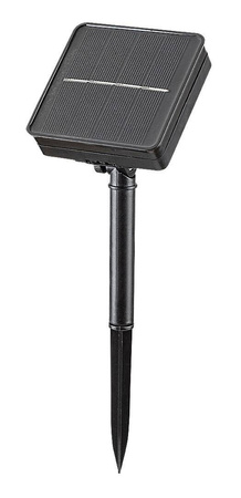 Rabalux lampka ogrodowa solarna Ximpu z czujnikiem światła LED 0,1W 5lm 2700K czarno/biały IP44 77003