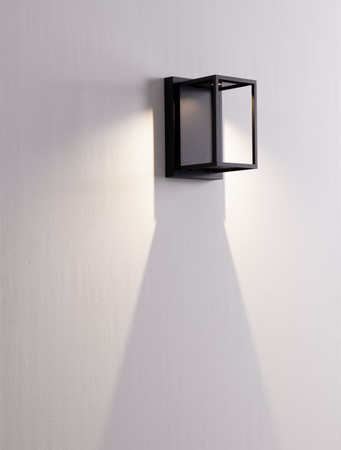 Luces Exclusivas kinkiet zewnętrzny LED Orvenza 17W 509lm 3000K IP65 czarny LE75190