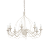 Ideal Lux żyrandol / lampa wisząca Corte 8xE14 biała 005898