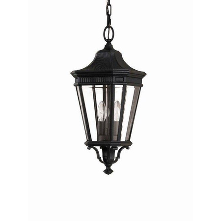 Elstead lampa wisząca zewnętrzna Cotswold Lane 2xE14 czarna IP23 FE-COTSLN8-M-BK