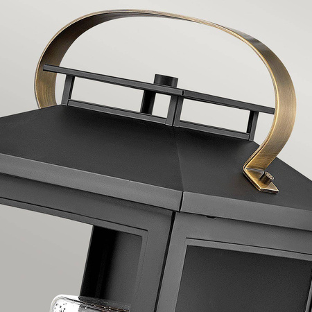 Quintiesse kinkiet zewnętrzny Atwater E27 czarny IP44 QN-ATWATER-L-BK