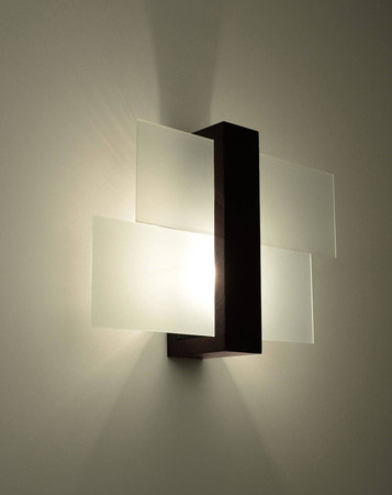 Sollux kinkiet Feniks 1 E27 wenge SL.0075