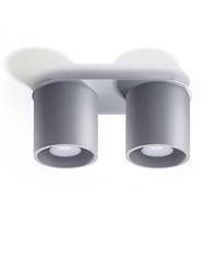 Sollux plafon Orbis 2 2xGU10 szary SL.0055