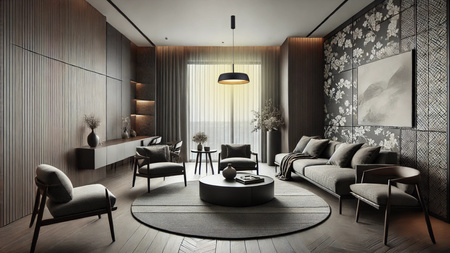 Luces Exclusivas lampa wisząca LED Caracollo ściemnialna Ø 45 cm 40W 3111lm 3000K IP20 czarno/drewniana LE44810