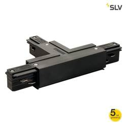 SLV łącznik typu T lewy do szyny 3F Eutrac czarny 145630