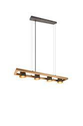 Trio żyrandol / lampa wisząca Bell 4xE14 nikiel 301900467