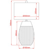Quintiesse lampka biurkowa Harrow E27 szara QN-HARROW-TL