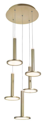 Luces Exclusivas lampa wisząca LED Esquel 53W 1967lm 3000K złota LE41992