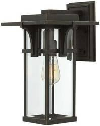 Elstead kinkiet zewnętrzny Manhattan (Hk) E27 brązowy IP44 HK-MANHATTAN2-M