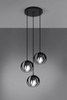 Sollux lampa wisząca Tulos 3P 3xE27 czarna SL.1088