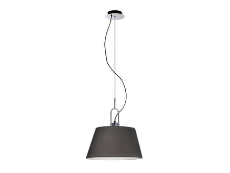 Azzardo lampa wisząca Alicante E27 szara Ø50cm AZ2294