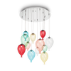 Ideal Lux lampa wisząca Clown 12xG9 (załączono) wielokolorowa 100951