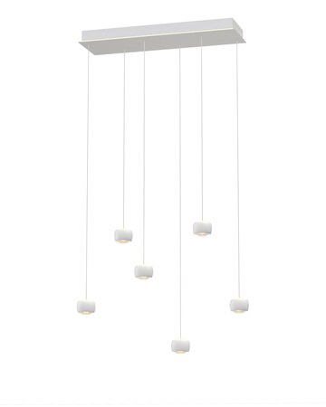 Aviano Lighting lampa wisząca LED Quiberon ściemnialna 36W 3600lm 3000K biały mat 7039-608