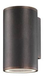 Luces Exclusivas kinkiet zewnętrzny Riohacha GU10 brązowy IP54 LE71386