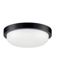 Luces Exclusivas lampa sufitowa zewnętrzna LED Celvora Ø 23,5 cm 19W 1636lm 3000K IP65 czarna LE75260