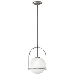 Quintiesse lampa wisząca Somerset E27 nikiel QN-SOMERSET-P-O-BN
