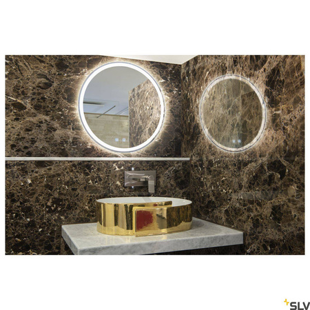 SLV lustro LED Trukko 25W 1260lm 3000/4000/6500K ściemnialna IP44 Ø60cm 1004731