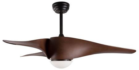 Luces Exclusivas wentylator LED Sampues 18W 650lm 3000K brązowy LE42553