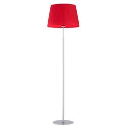 Argon lampa podłogowa Asti E27 czerwona/chrom 175cm 3848