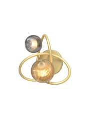 Aviano Lighting kinkiet LED Metz G9 2x3,5W 780lm 3000K żarówki w zestawie złoty 4015-204