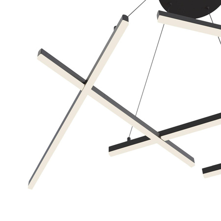 Maytoni lampa wisząca LED Line 75W 2600lm 3000K czarna MOD016PL-L75B