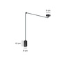 Emibig lampa wisząca Traker 1 GU10 czarna 524/1