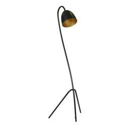 Emibig lampa podłogowa Haris E27 czarno/złota 140cm 864/1