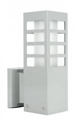 Su-ma kinkiet zewnętrzny Rado E27 srebrny IP54 RADO III K AL