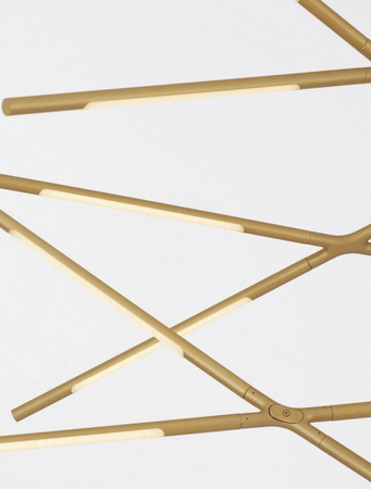 Luces Exclusivas lampa wisząca LED Bell 92W 6868lm 3000K złota LE42730