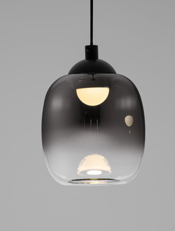 Luces Exclusivas lampa wisząca LED Toay Ø 10 cm 6W 457lm 3000K IP20 czarna LE44238