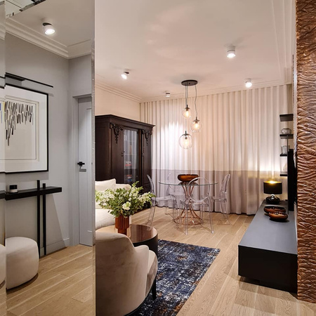 Mistic Lighting plafon LED Broken 9W 923lm 3000K 48° DIM (ściemnialny) czarno/biały MSTC-05411014